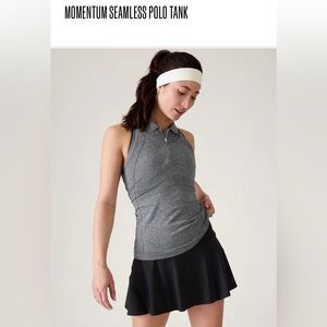 Athleta MOMENTUM SEAMLESS POLO TANK